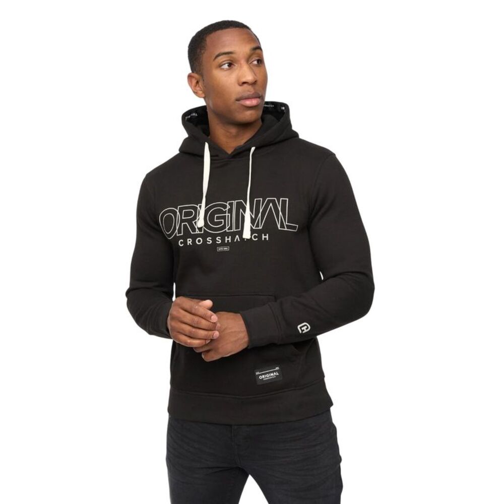 Crosshatch Mens Carrimoore Hoodie / Black
